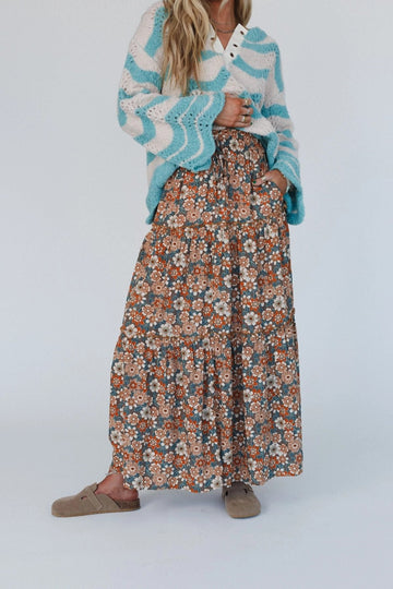 Daisy Rain Maxi Skirt