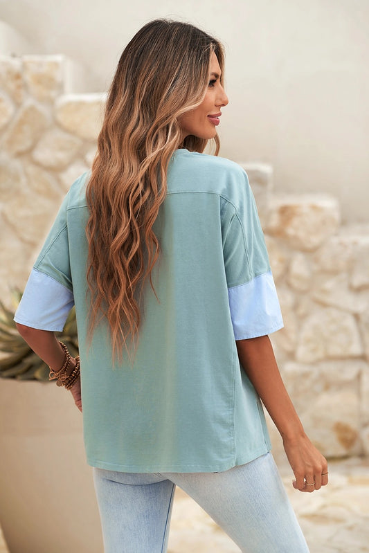 Star Patchwork Oversized Tee