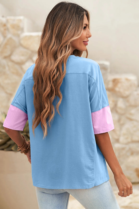 Star Patchwork Oversized Tee