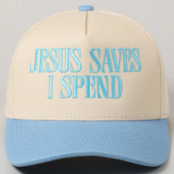 Jesus Saves I Spend Trucker Hat