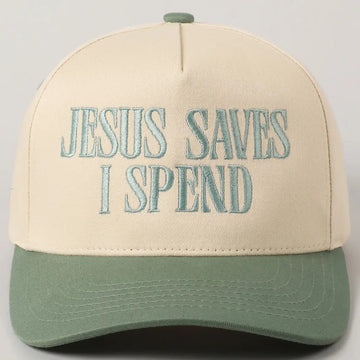 Jesus Saves I Spend Trucker Hat