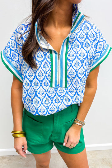 Skyline Zipped Top