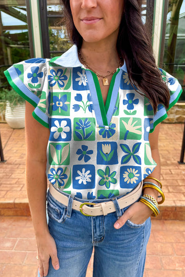 Charming Colorblock Top