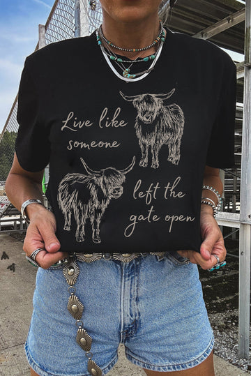 Gate Open Graphic Tee