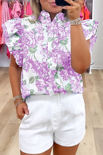 Bloom Fiercely Ruffle Top