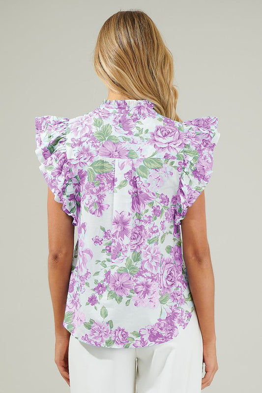 Bloom Fiercely Ruffle Top