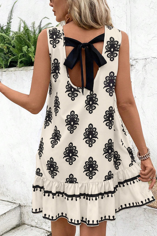Boho Geometric Mini Dress