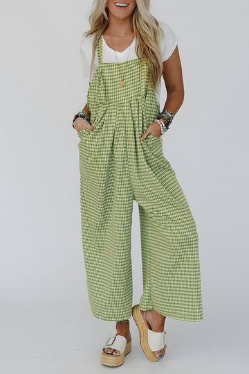 Gingham Overalls