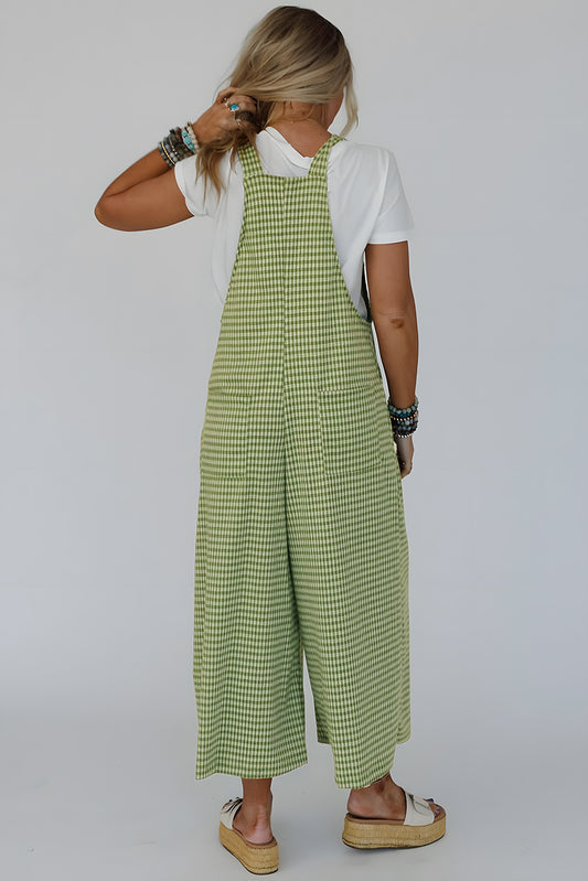 Gingham Overalls