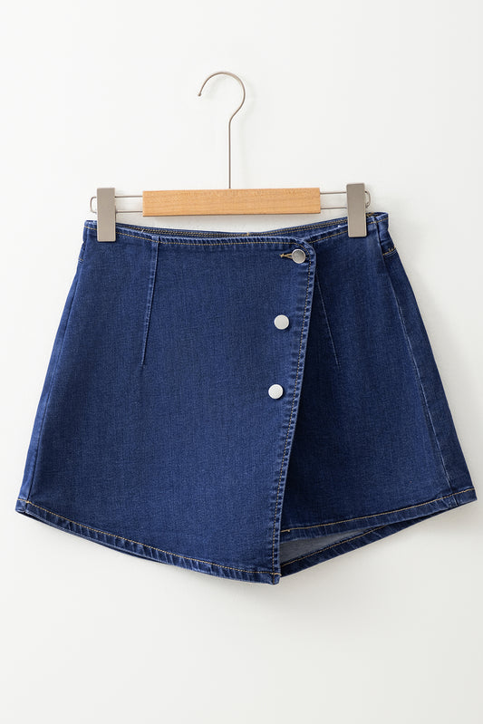 Fearless Wrap Denim Shorts