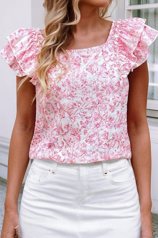 Grace in Bloom Bow Back Top